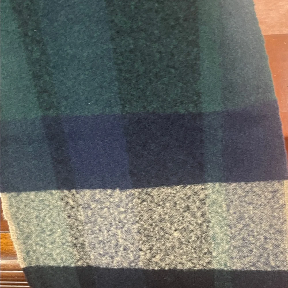 Barbour Men's Plaid Scarf - Blue /Brown/green